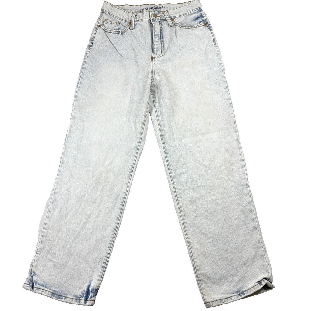 Universal Thread Jeans Womens 6/28R Light Wash High Rise Straight Leg Vintage